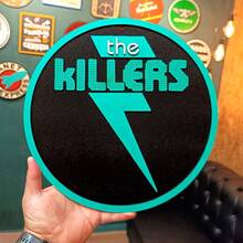 Decorative Plate Band The Killers Music Rock 3D High Relief MDF Barbecue Corner Decoration Restaurant Bar Garage - Nhiều màu - Xem 1