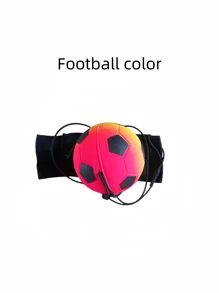 1pc Outdoor Fitness Tool 6CM Rubber Wrist Workout Ball With Resistance Band, Hand-Eye Coordination Exercise & Stress Relief Bouncing Ball - Multicolor - View 14