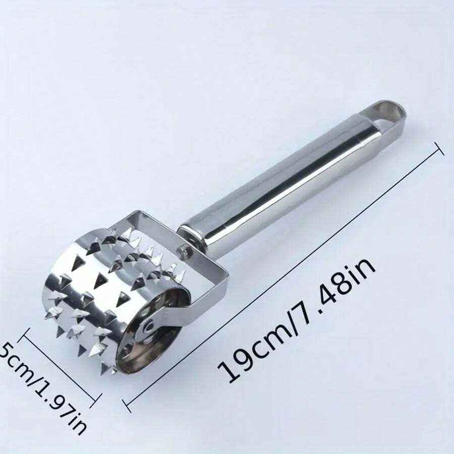 Stainless Steel Meat Tenderizer MultiFunction Kitchen Tool, Suitable