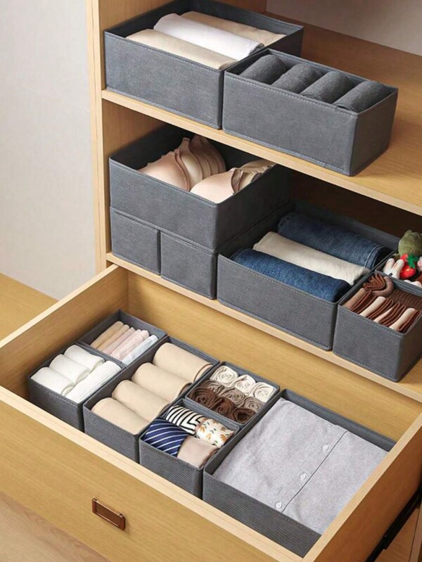 1PC/3PCS Non-Woven Fabric Clothes Storage Bag,Modernist Foldable Comforter Storage Bag ForBedroom Decorations Autumn Decor Festival Decor Room Decor Home Decor Fall Decor Bedroom Decor