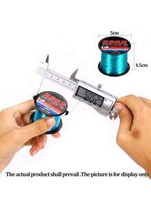 SOUGAYILANG 109码纳米涂层处理尼龙钓鱼线，超耐磨单丝鲤鱼钓鱼线，户外钓鱼配件 - 藍色 - 查看 4