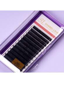 Premium Individual Lashes 0.03 0.05 0.07 Mega Volume Eye Lashes Extension Cashmere Velvet Fluffy D Curl 8-18mm Mixed Natural Look Cluster Lashes Super Soft Matte Black Individual Lashes Tray Volume Classic Synthetic Faux Mink Eyelashes Extensions Professional False Eyelashes Supplies For Lashes Salon