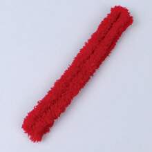 1pc/1m Extra Long & Thick Chenille Pipe Cleaner, Coral Fleece Curly Wire Twist Stem Crafts For Handmade Dog Gift, DIY Craft Supplies