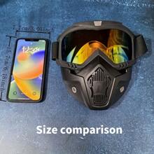 面罩护目镜哈雷越野摩托车护目镜骑行头盔滑雪复古护目镜骑行酷炫优质摩托车护目镜