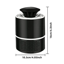 灭虫器、果蝇诱捕器、电动灭蚊器和苍蝇捕杀器 - 昆虫诱捕器，强力诱捕小蚊蚋，可悬挂式灭蚊灯，适用于家庭、室内、室外、露台 - 彩色 - 查看 3