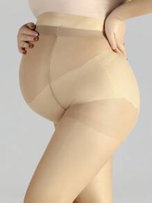 1 Stück Strumpfhose mit hoher Dehnbarkeit und figurformend für schwangere Frauen, schlank geschnitten