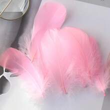 200 peças de penas de ganso de 6 a 10 cm para artesanato, asas de anjo e suprimentos para apanhadores de sonhos - penas coloridas decorativas para chapéus, artesanato, casamento, festa de Natal, decoração de casa e adereços fotográficos