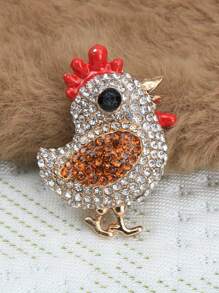 1 cái Trâm gà thời trang Huy hiệu động vật hoạt hình dễ thương Bộ trâm cài chặt Phụ kiện Quà tặng - Ghim 1 - Xem 1