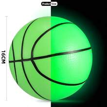 6 INCH PVC Mini Basketball For Indoor Basketball Mini Hoops, Soft 6" Rubber Small Repacement Basketball For Over Door Basketball Hoop Sets, Little Basketballs (1 Pc ) - Multicolor - View 7