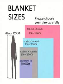 1pc Flannel Blanket Suitable For Sofa And Bedroom, High-definition Printed Blanket, Super Soft, Ideal Gift For Mom - multicolor - View 5