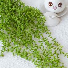 1 szt. Sztuczna roślina ścienna, sztuczny bluszcz zielony, plastikowa roślina, prawdziwa roślina 1:1 formowana z niezwykle wysoką wiernością, odpowiednia do dekoracji ścian domu - Zielony - Zobacz 5