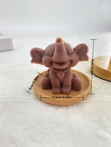1 Nến thơm hình động vật đáng yêu & thú vị, Nến hình voi/mèo, Thích hợp để trang trí nhà cửa, Quà tặng ngày lễ - Nhiều màu - Xem 3