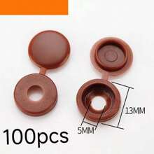 100pcs Self-Tapping Screw Cross Special Lid Decorative Hole Plug Self-Tapping Screw Cap - Multicolor - View 14