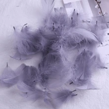 200 peças de penas de ganso de 6 a 10 cm para artesanato, asas de anjo e suprimentos para apanhadores de sonhos - penas coloridas decorativas para chapéus, artesanato, casamento, festa de Natal, decoração de casa e adereços fotográficos