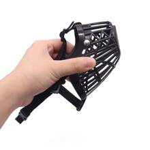 Dog Muzzle, Breathable Plastic Muzzle To Prevent Biting, Licking & Chewing For Small Dogs, With Training Clicker