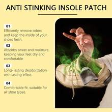 鞋垫除臭贴片除臭保湿保湿保湿清新气味舒适贴合脚部鞋垫 - 彩色 - 查看 5