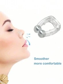 4 chiếc/hộp Kẹp mũi chống ngáy bằng silicon từ tính, dụng cụ hỗ trợ thở khi ngủ cho nam giới, thiết bị chống ngáy, thoáng khí và thoải mái, giúp giảm ngáy và cải thiện chất lượng giấc ngủ. - Nhiều màu - Xem 8
