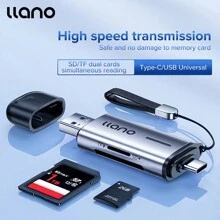 Llano USB 2 In1 Card Reader OTG Type-C TF/SD 2T Card Reader
