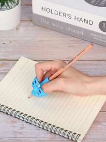 Pencil Grip, Handwriting Posture Correction Holder, Ergonomic Writing 3-Pack: Blue, Green, Orange), Suitable For Office, School, Drawing, Markers, Stationery, Universal Writing Training Tools, Professional Supplies For Learning And Work, Back To School, Gift For All Ages