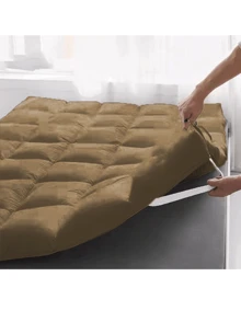 Pillow Top Mattress Protector With A Feather-Like Touch – Super Soft – Available In All Sizes – Various Colors - 米色 - 查看 1