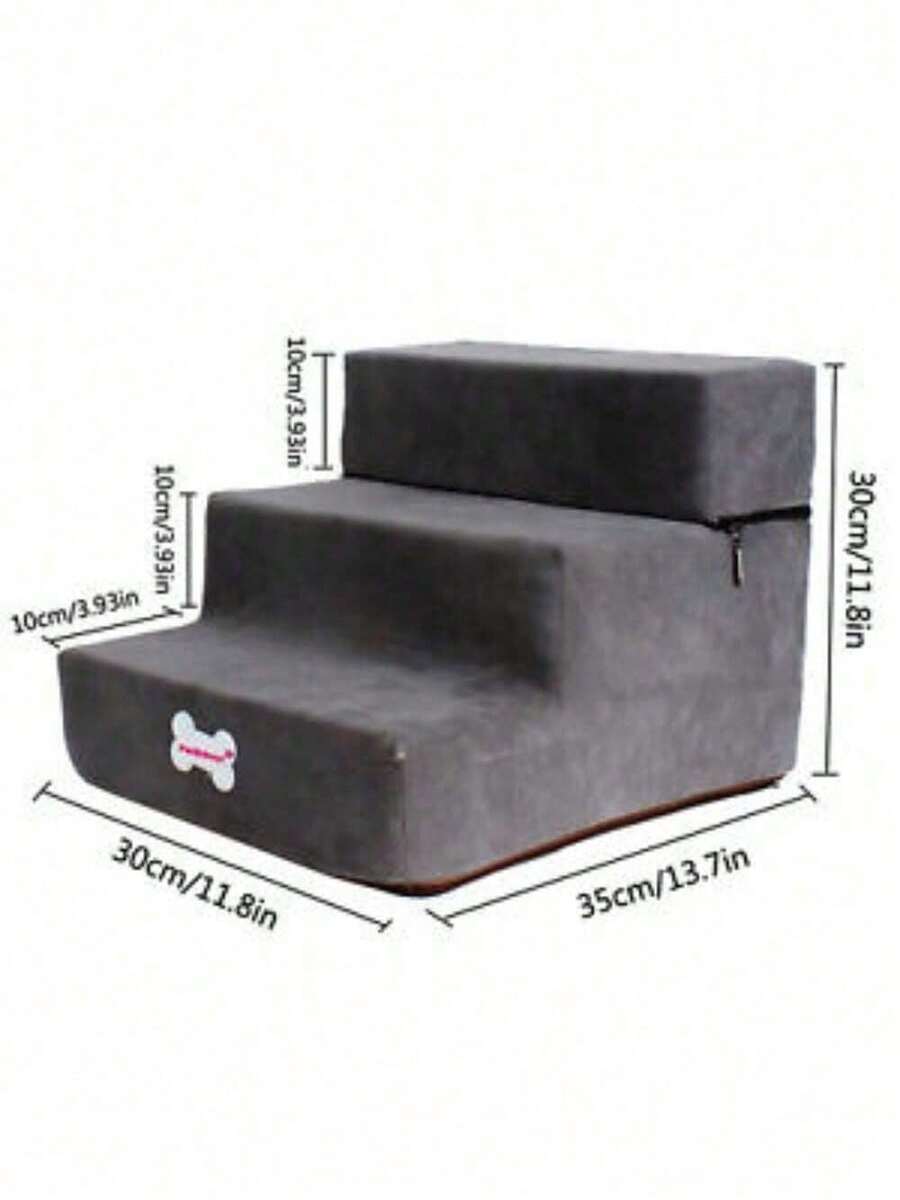 Dog Steps For High Bed 3 Steps Pet Stairs Small Dogs Cats Puppy Ladder