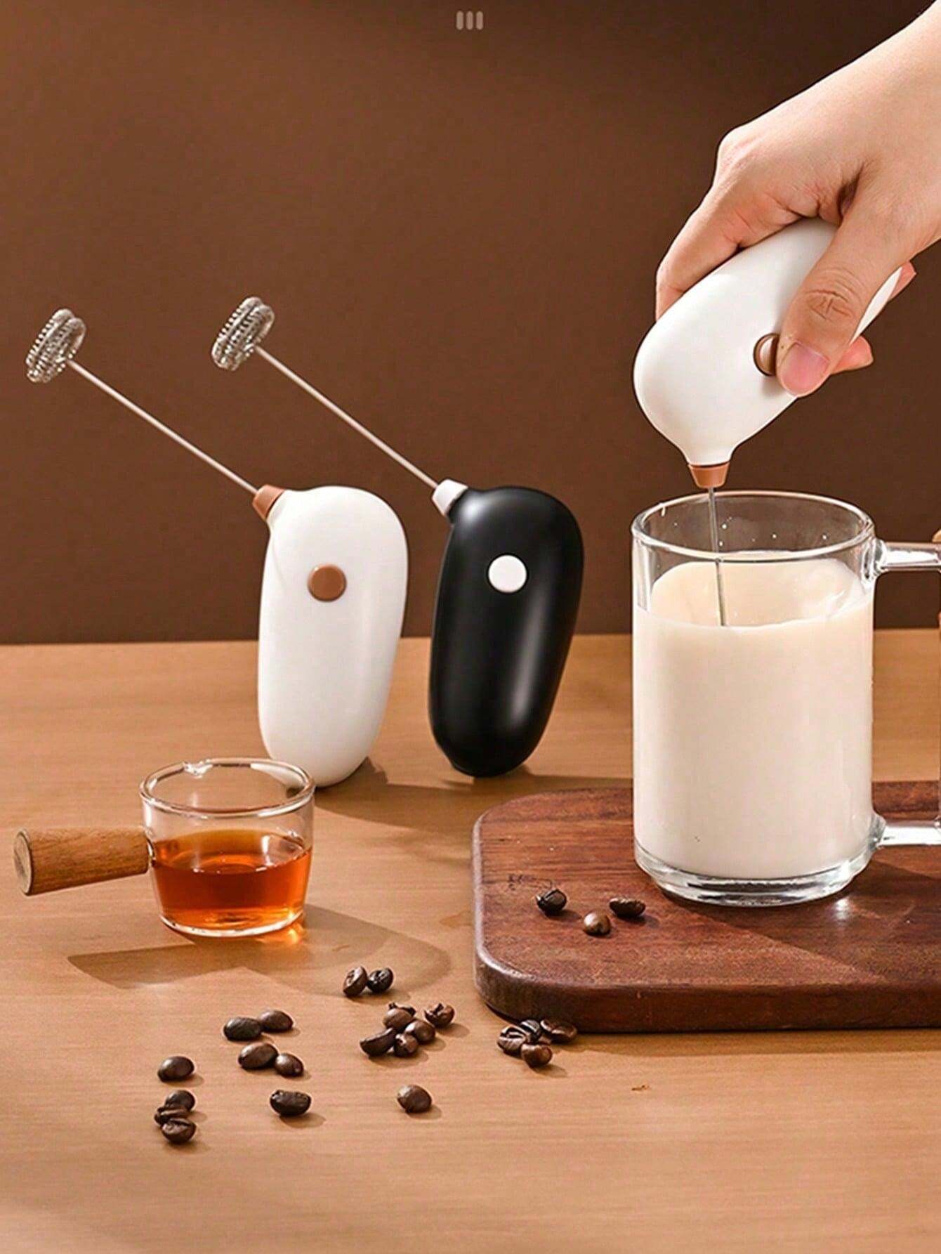 Milk Frother, Powerful Handheld Milk Frother, Mini Milk Foamer,Coffee Stirrer, Stainless Steel