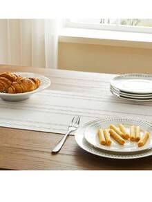 1 chiếc khăn trải bàn màu trơn hiện đại thanh lịch - Trang trí nhà bếp thời trang với điểm nhấn tua rua - Bền và dễ chăm sóc cho bàn ăn & tăng tính thẩm mỹ cho phòng - Nhiều màu - Xem 10