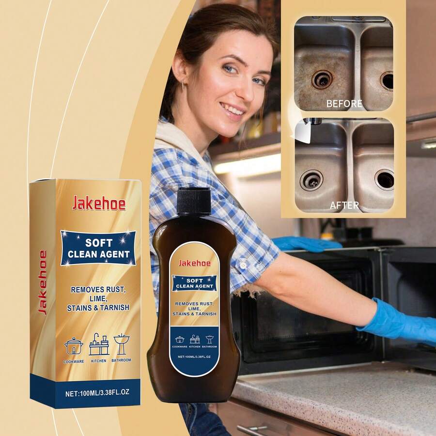 Multifunctional Cleaning Milk Pan Bottom Black Dirt Cleaner Stainless