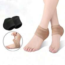1 双防干裂凝胶袜，男女通用半码高跟袜，薄款高跟保护垫 - 彩色 - 查看 1