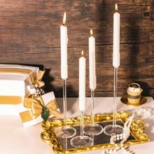 4 件套试管玻璃烛台、浪漫派对烛台、婚礼餐桌装饰、家居装饰