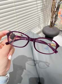 1 副超轻复古女士无度数眼镜，适合办公室、日常摄影、旅行、派对、时尚配饰 - 同款多色 - 查看 10