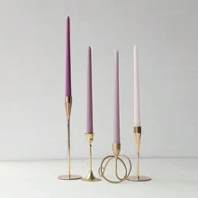 4pcs/Gradient Color Candle Set For Wedding, Festival, Candlelight Dinner, Home Decoration ,Customized Candles Are The Best Gift For Mothers And Loved Ones,30.5cm Long Pole Candle,Room Decor,Gifts Birthday Graduation