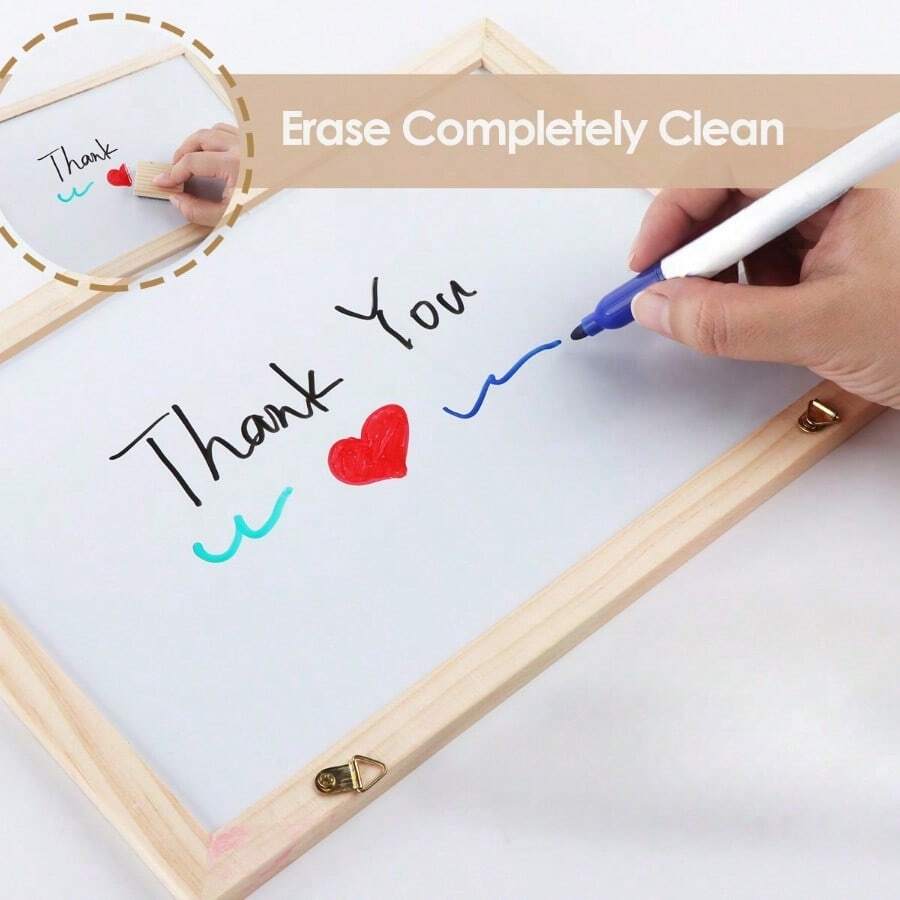 12 pièces Marqueurs pour tableau blanc effaçables Stylos pour tableau blanc pointe fine Noirs