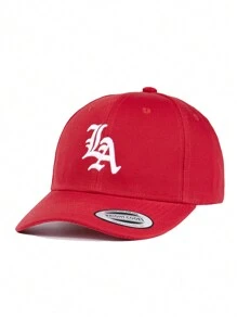 1 bucată șapcă de baseball brodată Los Angeles LA, se potrivește la jocuri de baseball, baschet, se potrivește toamna, stil sportiv, ținută anilor 90, culori strălucitoare, pălărie ocazională cu protecție solară reglabilă, potrivită pentru călătoriile de primăvară și toamnă, petreceri pe plajă