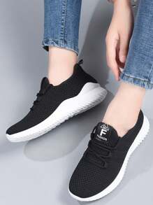 Giày chạy bộ thời trang thường ngày, Giày thể thao đế mềm thoáng khí thời trang cho nữ, Giày thể thao lưới nhẹ cho nữ, Giày chạy bộ lưới thoáng khí cho nữ - Nhiều màu - Xem 5