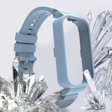 Silicone Watchband Strap For Redmi Smart Band 2 Replacement Sport Bracelet For MiBand Smart Band 8 Active Soft Case Accessories/ Compatible With XIAOMI Band 9active/Redmi Band 3 - ForFor Mi Band 8 Active - View 2