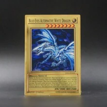 1 bucă Card Craft Metal Dragon Eyes Albastru - Sky Dragon - Full Metal Craft - Colecție de carduri - Periferic anime - Joc de masă - Display de decorare - Articol de colecție - Cadou de vacanță - Cadou de aniversare - Cadou de Paște - - Cadou de Crăciun - Cadou perfect - Jucărie