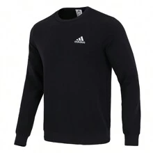 Adidas Moletom M FEELCOSY SWT para homens, esportes casuais ao ar livre, camiseta confortável e respirável de manga comprida com gola redonda GV5295