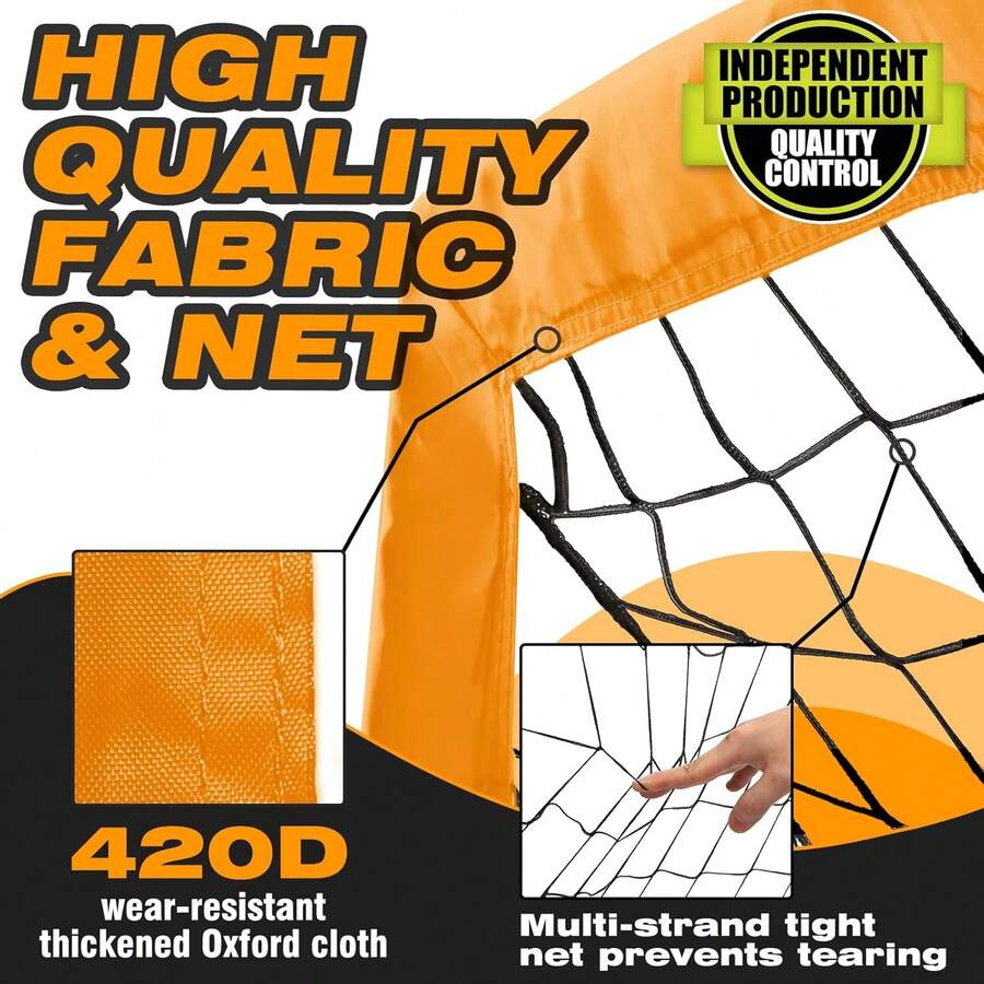 6ft X 4ft Portable Pop Up Soccer Goal Set Backyard Soccer Training