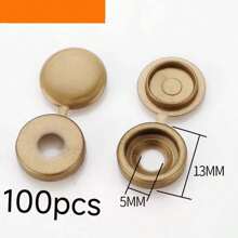 100pcs Self-Tapping Screw Cross Special Lid Decorative Hole Plug Self-Tapping Screw Cap - Multicolor - View 15