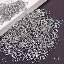 600 件金色银色环形开口跳环 - 高品质金属开口环连接器，适用于 DIY 珠宝制作配件用品 - 各种尺寸 4-10 毫米，适合定制设计 - 彩色 - 查看 2