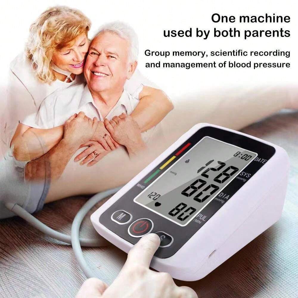 Automatic Arm Blood Pressure Monitor Kit, Battery Powered Home Blood