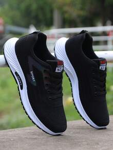 Giày thể thao nam lưới thoáng khí, đế mềm chống trượt, đa năng - màu đen - Xem 5