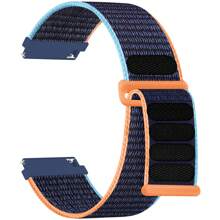 Nylon Uhrenarmband kompatibel mit Galaxy Watch 6/5/4 40mm 44mm/Watch 6 Classic 43mm 47mm/Watch 5 Pro 45mm/Watch 4 Classic 42mm 46mm, 20mm 22mm Schnellverschluss Ersatz Sportarmband, als Geschenk für Studenten zur Rückkehr in die Schule