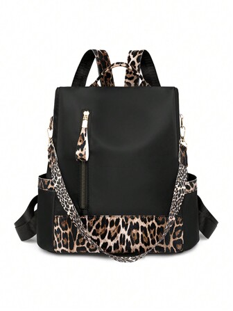 时尚女士笔记本电脑防盗背包，容量大，适合旅行和通勤