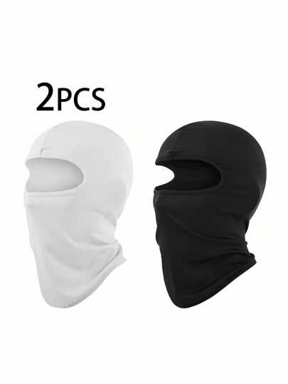 1 件/2 件男女通用拉法帽面罩，适合四季户外活动，如旅行、骑自行车、徒步旅行、钓鱼