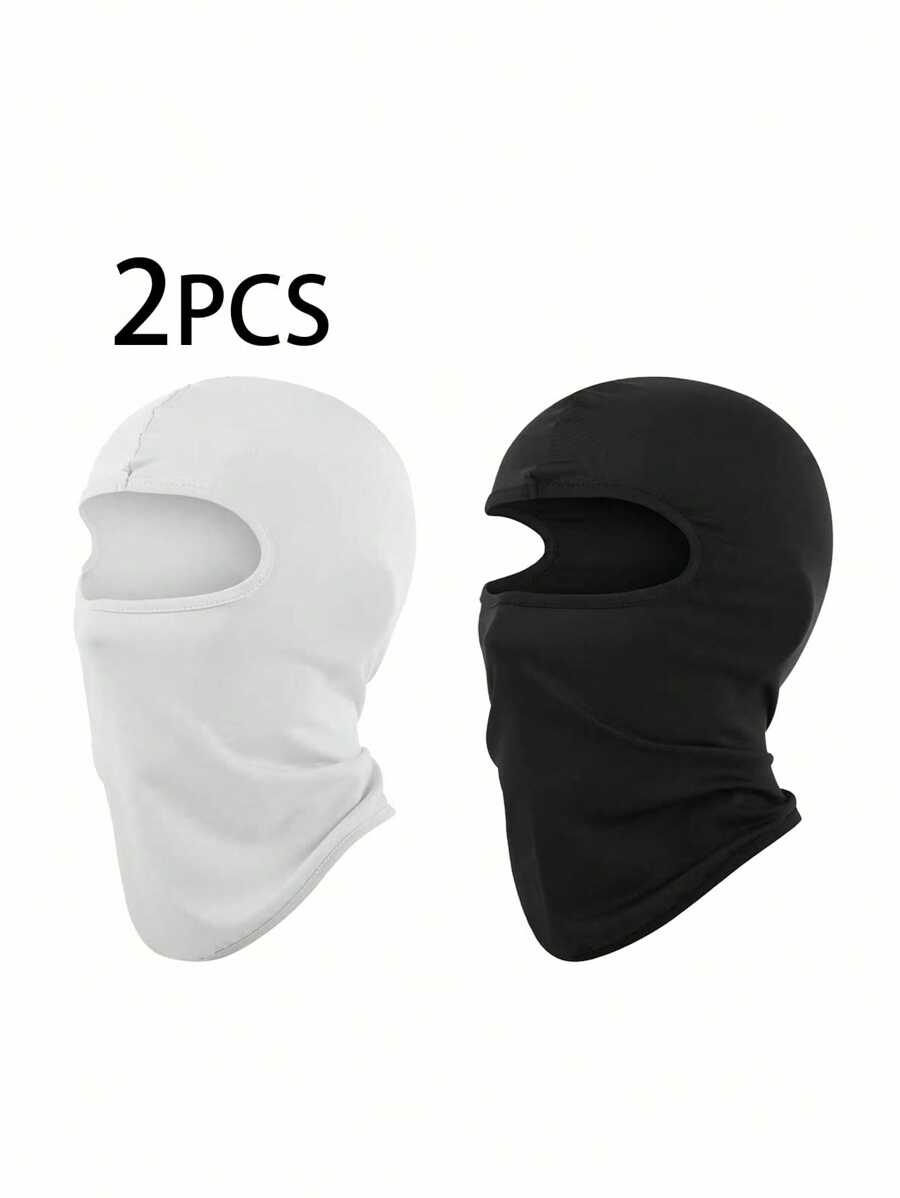 1 件/2 件男女通用拉法帽面罩，适合四季户外活动，如旅行、骑自行车、徒步旅行、钓鱼 - 彩色 - 查看 1