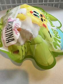 优质蕾丝沐浴海绵，带挂环的柔软去角质沐浴球，豪华水疗沐浴丝瓜络，个人护理沐浴工具，家庭浴室配件，适用于家庭水疗沐浴 - 白色 - 查看 9