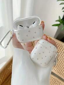 Lovely Heart-Shaped Earphone Case For 1st/2nd Gen Earphones, Protective Cover For 3rd/Pro/Pro2 Wireless Earphones, Gift For Boyfriend/Girlfriend