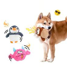 Plush Pet Ball Toy With Voice, Electric Bouncing Ball, Automatic Rolling Smart Toy For Dogs - Multicolor - View 7